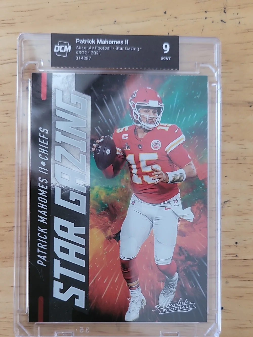 Patrick Mahomes II 'Star Gazing' DCM Graded Mint 9